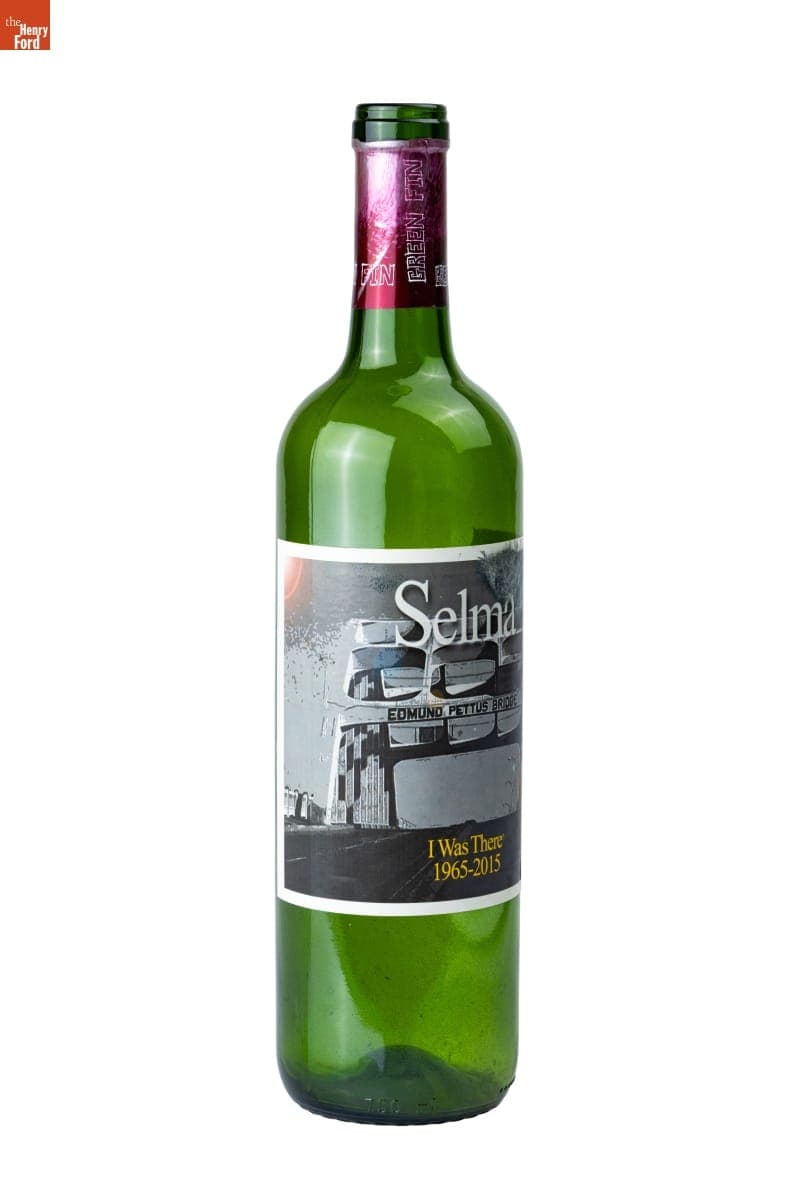 Wine Bottle Commemorating the 50th Anniversary of the Selma to Montgomery March, 2015