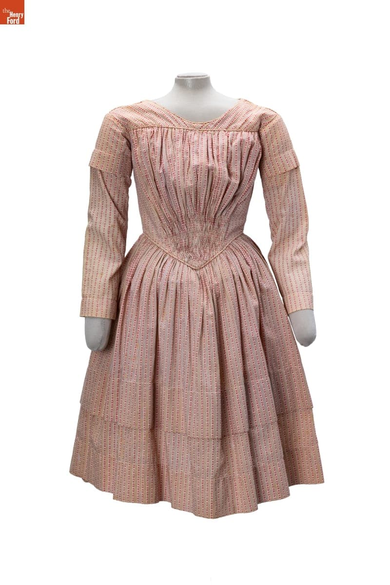 Girl's Dress, circa 1845