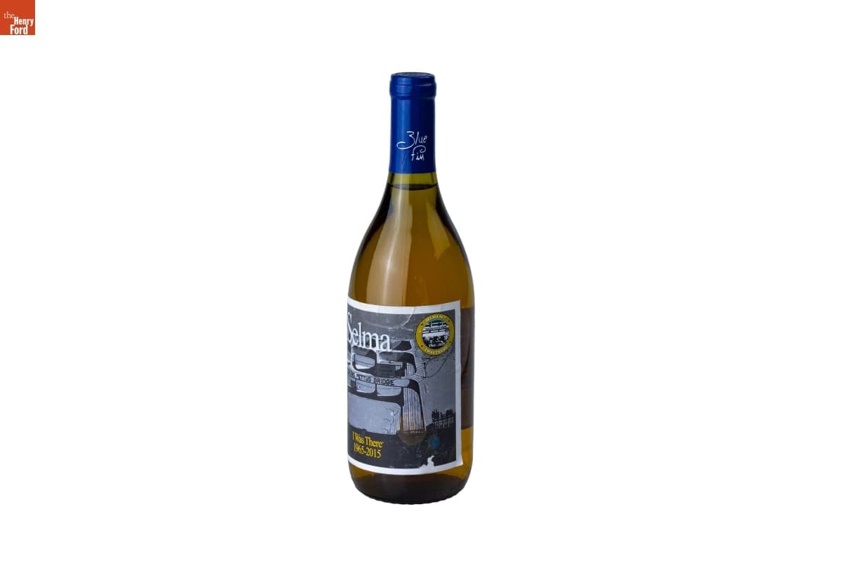"Selma, I Was There" 50th Anniversary of the Selma to Montgomery March Wine bottle