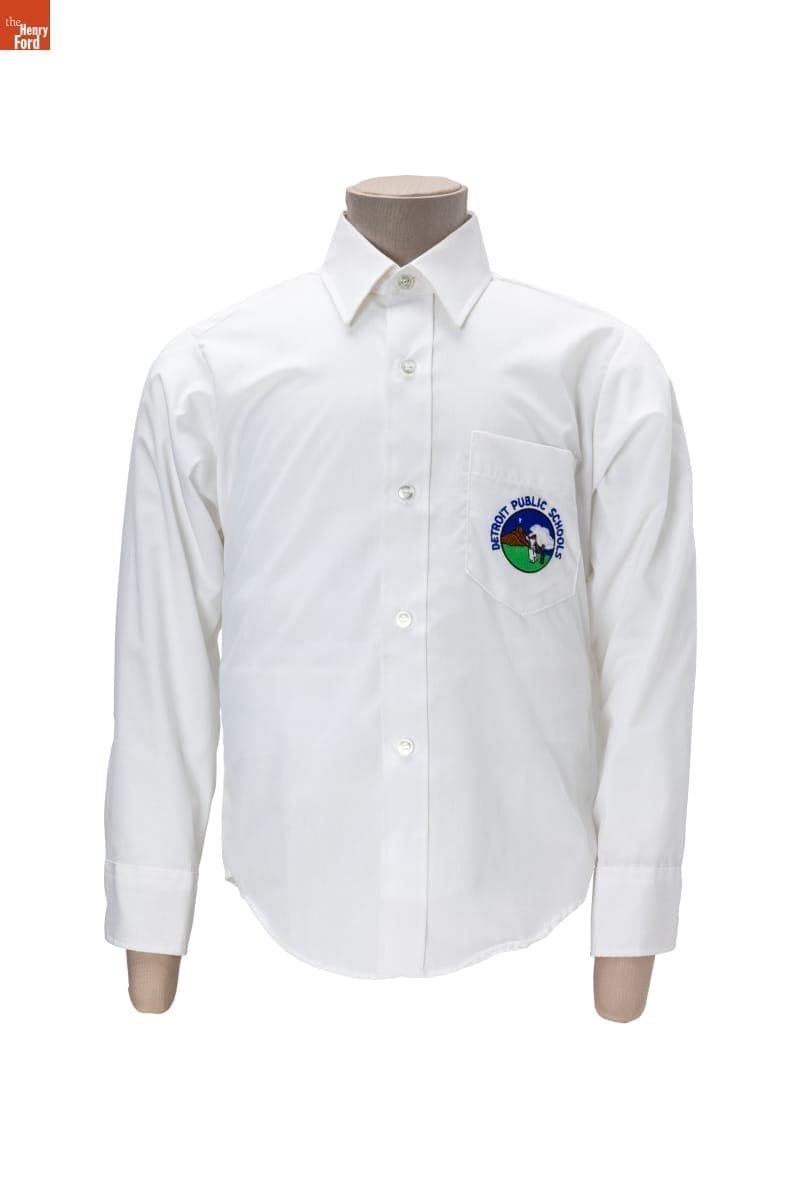 Detroit Public School Uniform Shirt, 1992