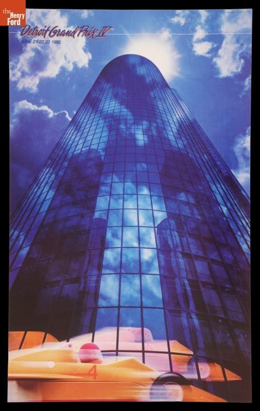 Racing Poster, "Detroit Grand Prix IV," 1985