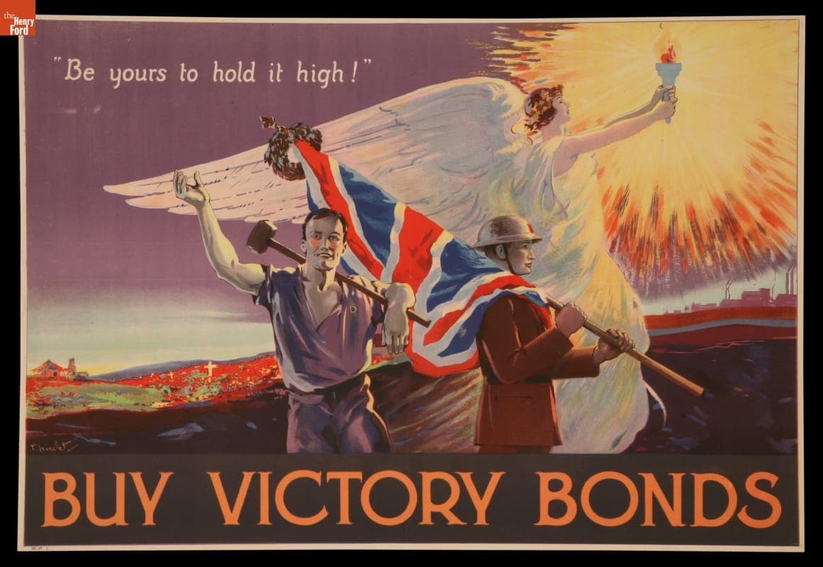 World War I Poster, "Be Yours to Hold it High," circa 1916