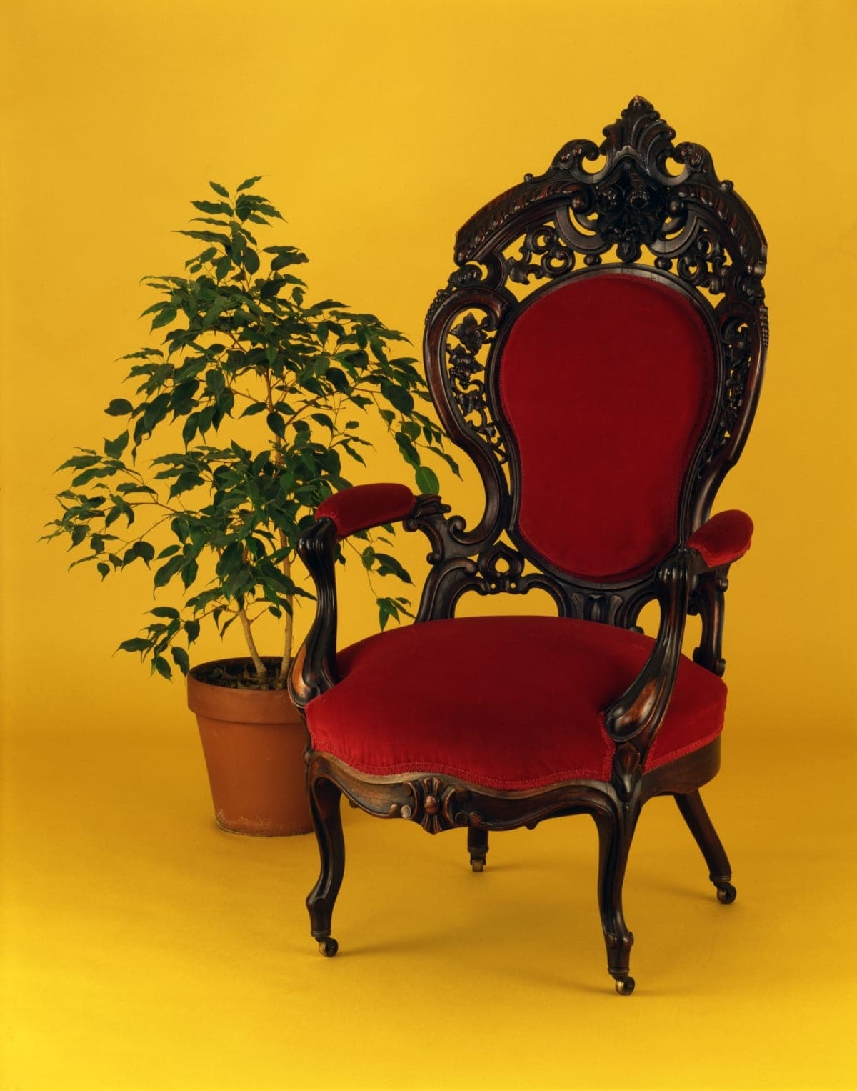 Armchair, Owned by Mary Todd Lincoln, 1845-1865