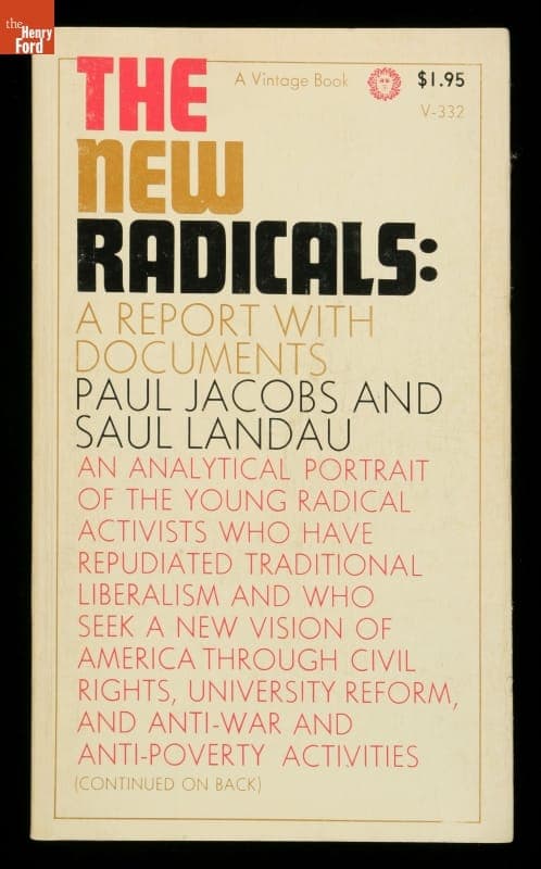 Book, "The New Radicals," 1966