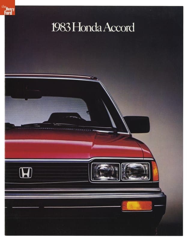 1983 Honda Accord Sales Brochure