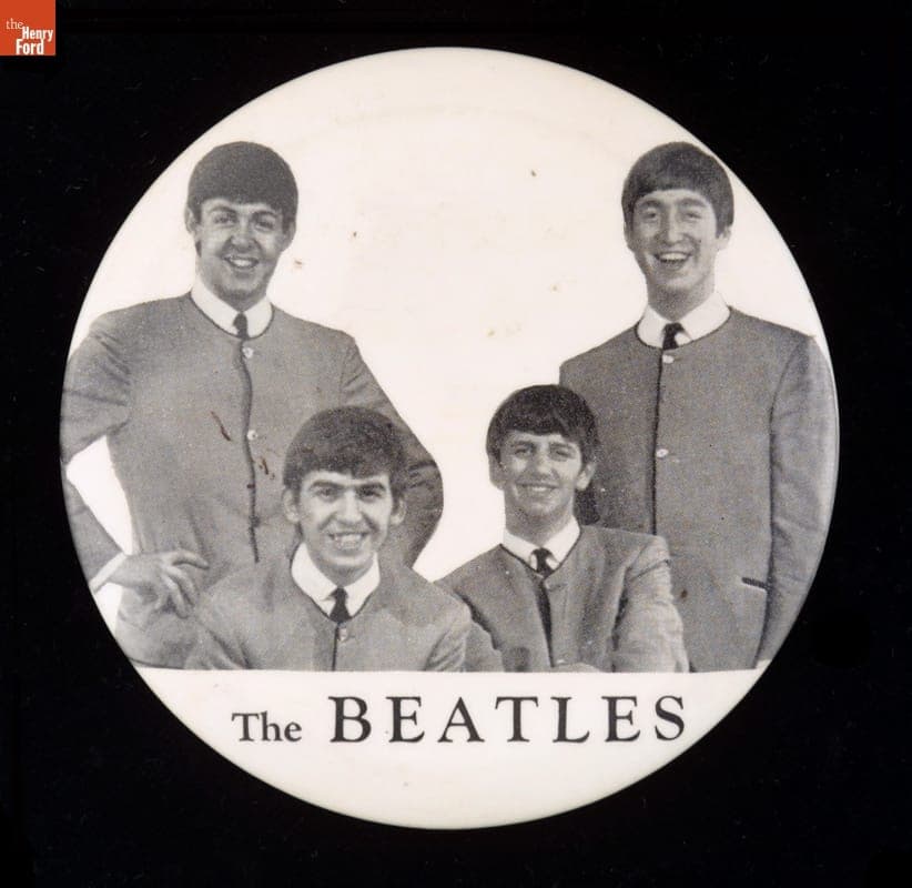 "The Beatles" Button, 1964