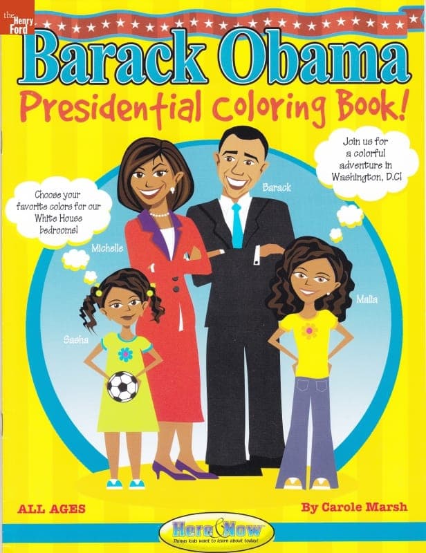 "Barack Obama Presidential Coloring Book!," 2008