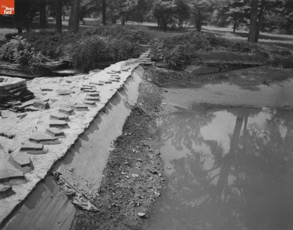 Rouge River Dam at Fair Lane Estate, August 8, 1940