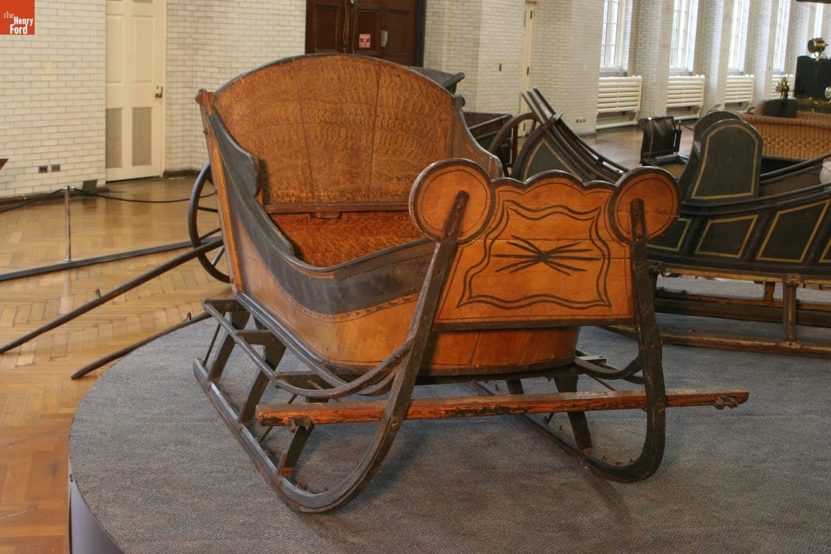 Cutter Sleigh, circa 1830