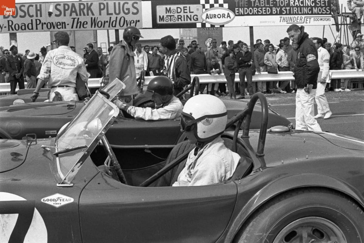 Shelby Cobras Driven by Dan Gurney, Bob Holbert, and Ken Miles in the Bridgehampton 500 km GT Race, September 1963