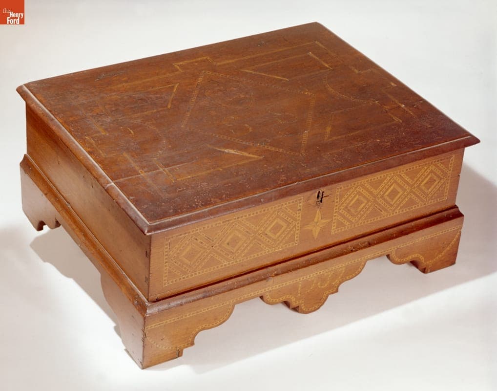 Bible Box Made for Sarah Smedley, 1737