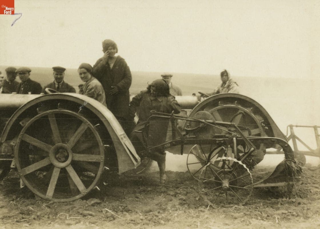 Russian Women Operating a Fordson Tractor, Rostow, 1926