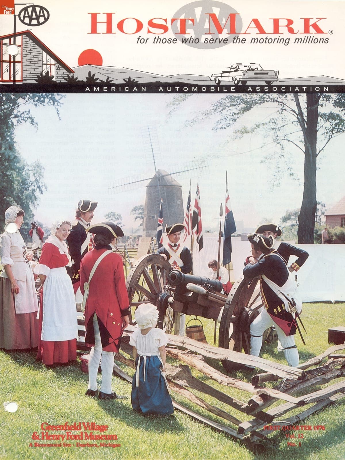 Host Mark Magazine, "Greenfield Village & Henry Ford Musem, A Bicentennial Site," 1976