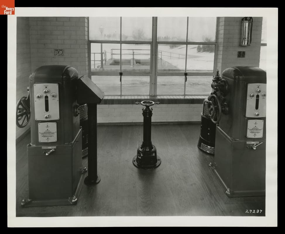 Inside Willow Run Ford Village Industry Plant Powerhouse, February 1940