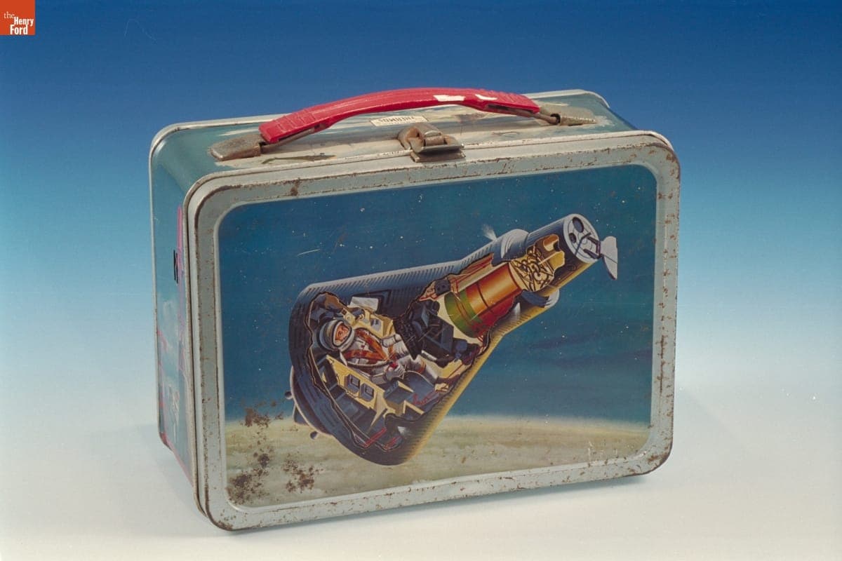 Lunchbox with Space Theme, 1963