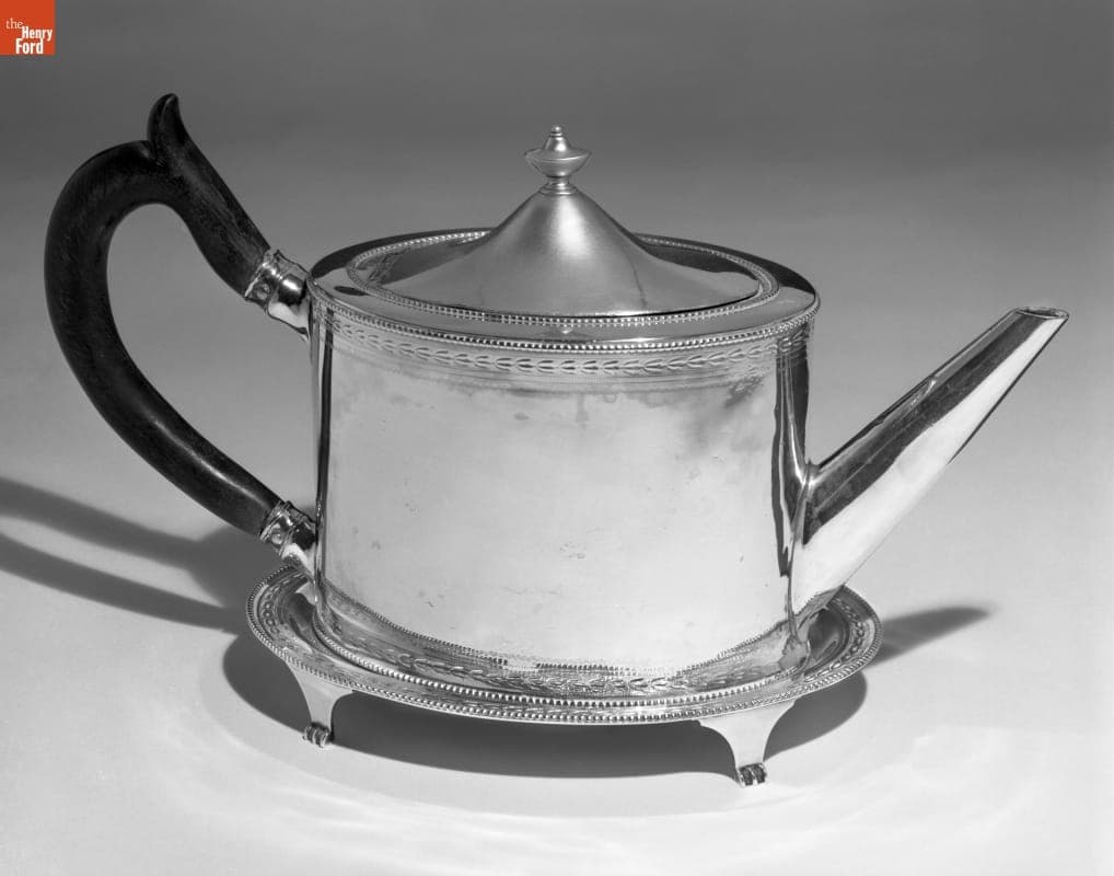 Teapot with Stand, Made for Export, circa 1800