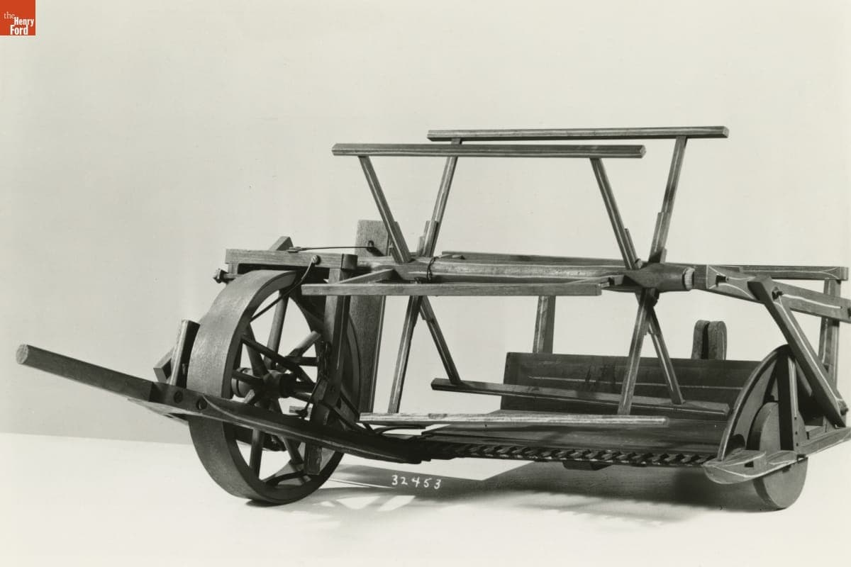 Model of Reaper, circa 1870