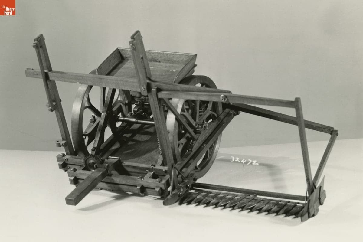 Model of Mowing Machine, circa 1867, Used in Patent Infringement Case