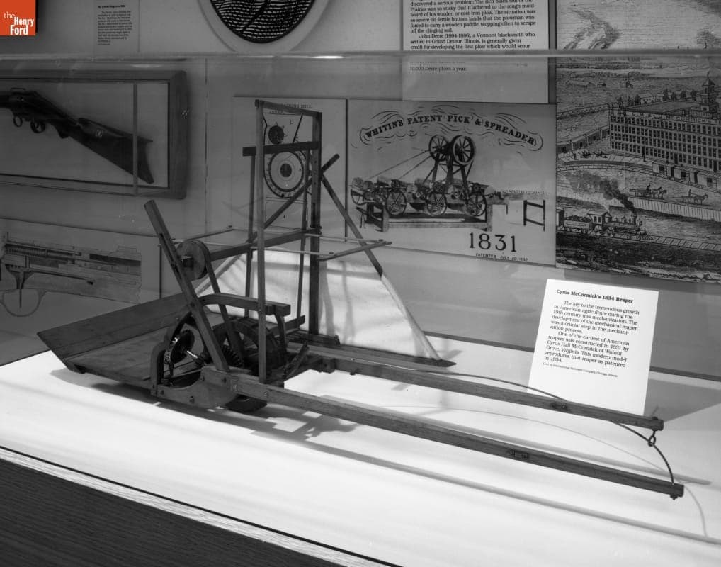 Model of 1831 McCormick Reaper