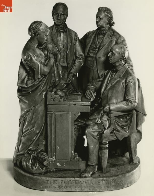 Statuette, "The Fugitive's Story" by John Rogers, 1869