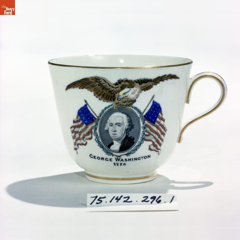 George Washington Commemorative Cup from Centennial Exhibition, circa 1876