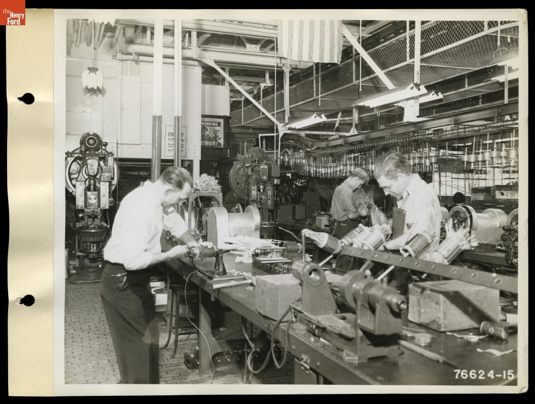Ford Ypsilanti Village Industry Plant Before Changeover to Defense Work, March 1942