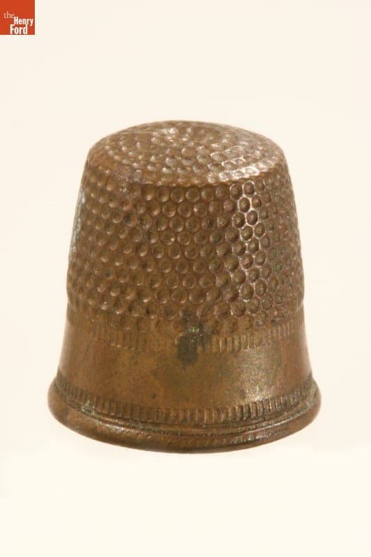 Sewing Thimble Used by Susana Allen Hunter, 1930-1969