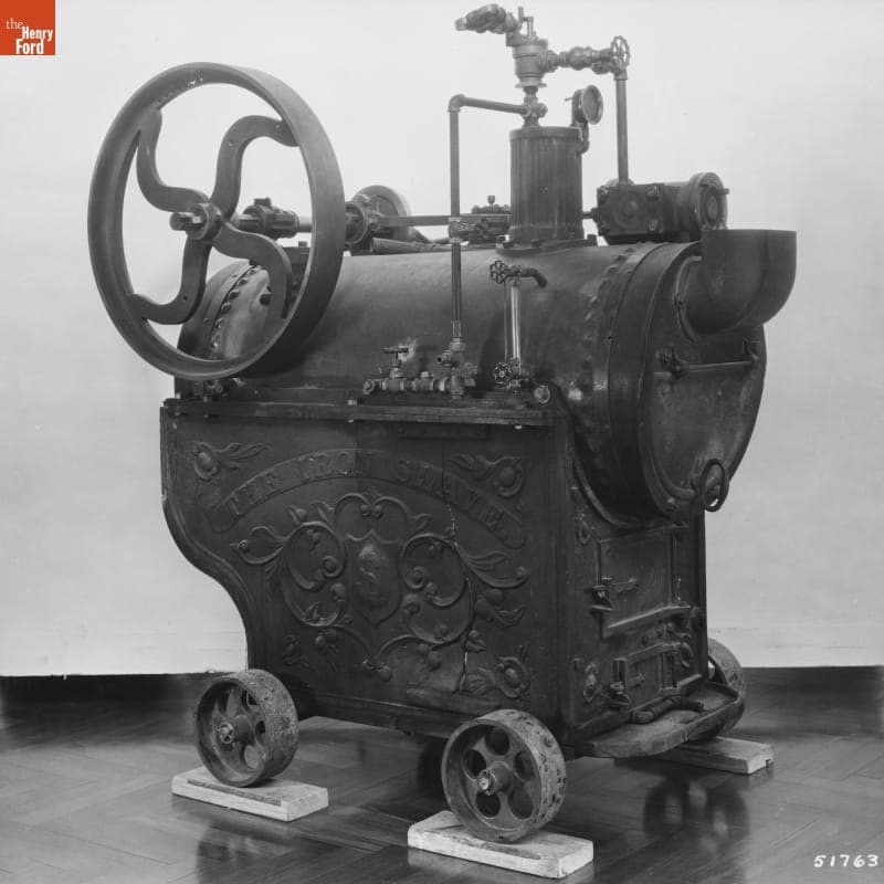 Portable Steam Engine, "The Iron Slave," circa 1875