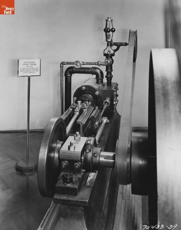 Bigelow Stationary Steam Engine, circa 1865