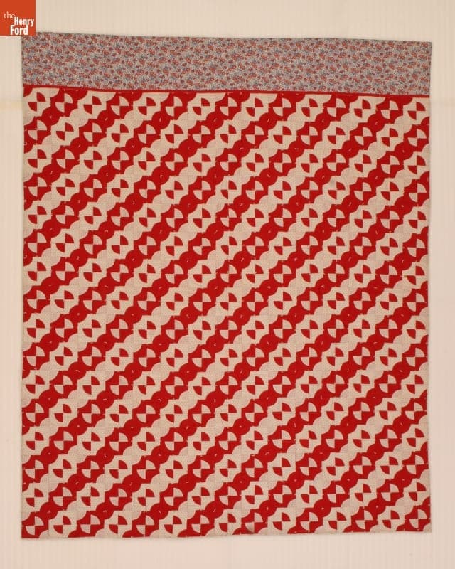 Mill Wheel Variation Quilt by Clara Finch Hulse, 1900-1935