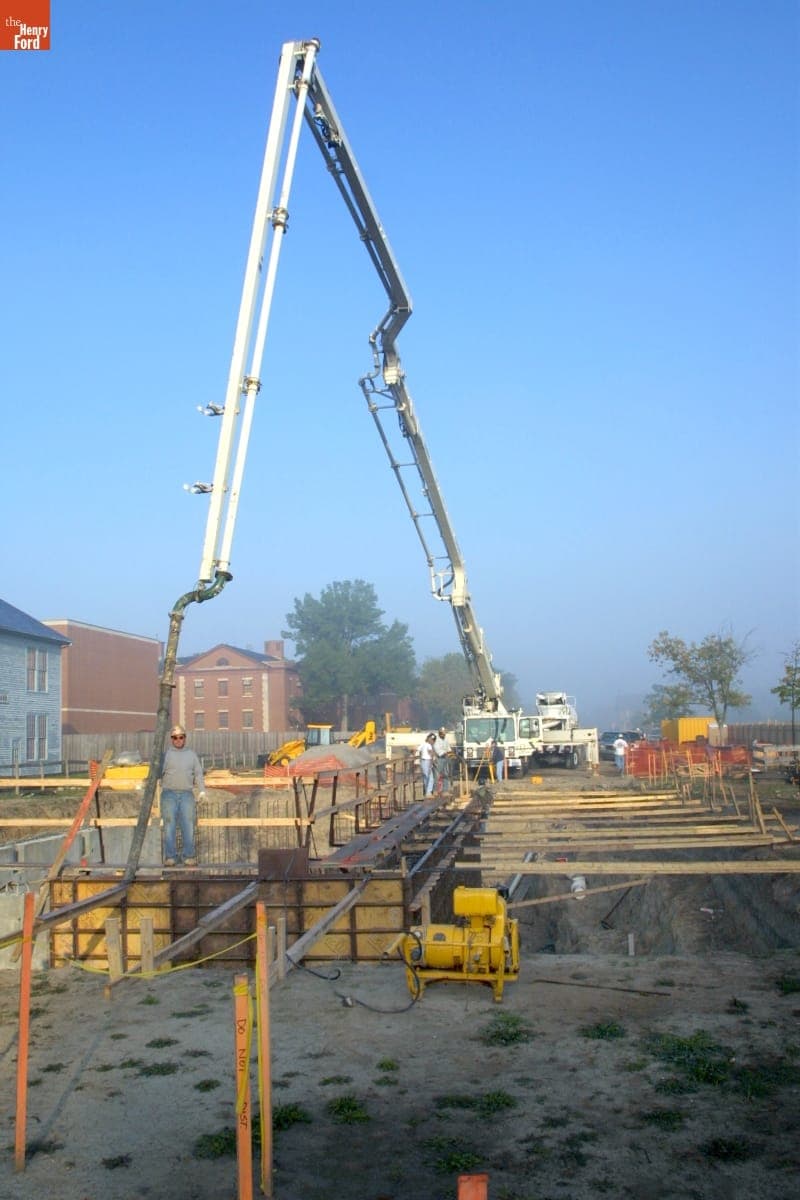Soybean Lab Agricultural Gallery Relocation Site during the Greenfield Village Restoration Project, September-October 2002