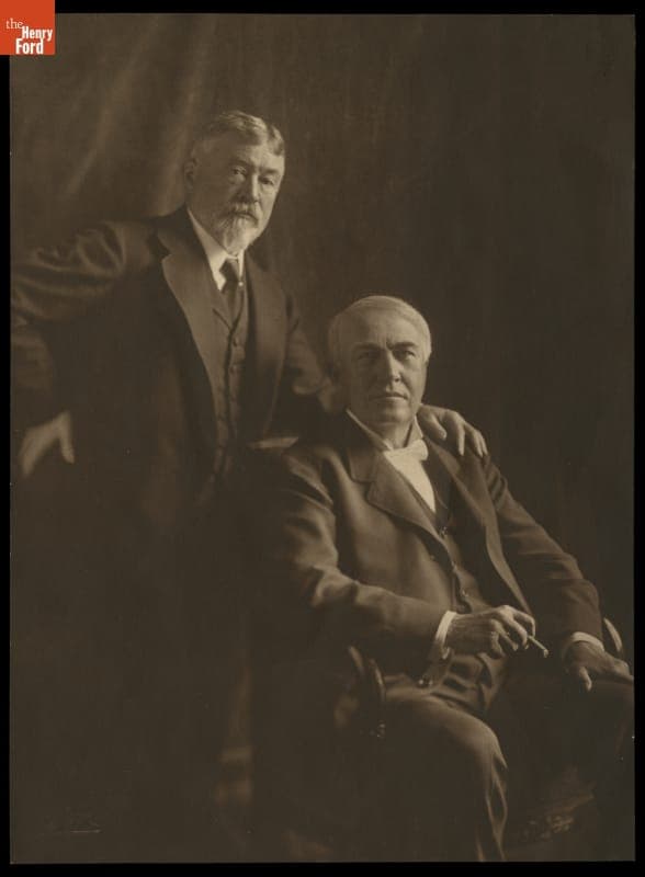 Sigmund Bergmann and Thomas A. Edison, Berlin, Germany, 1911