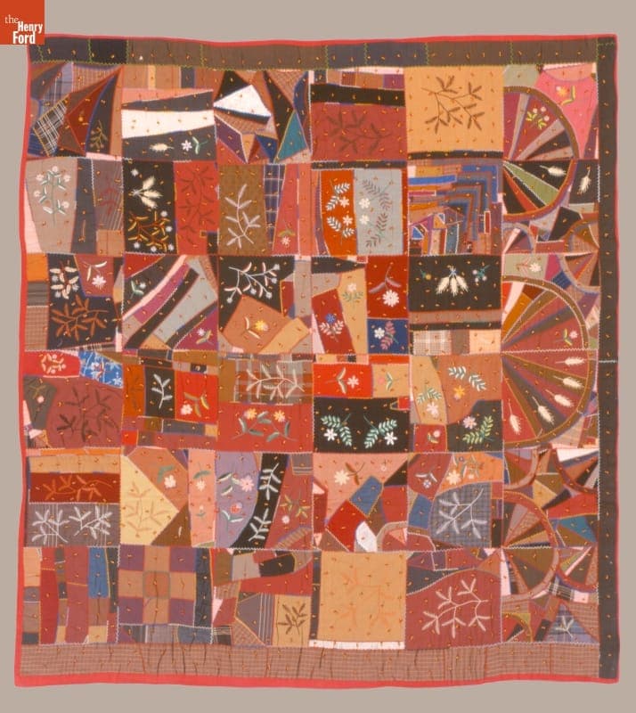 Crazy Quilt by Susan McCord, circa 1895