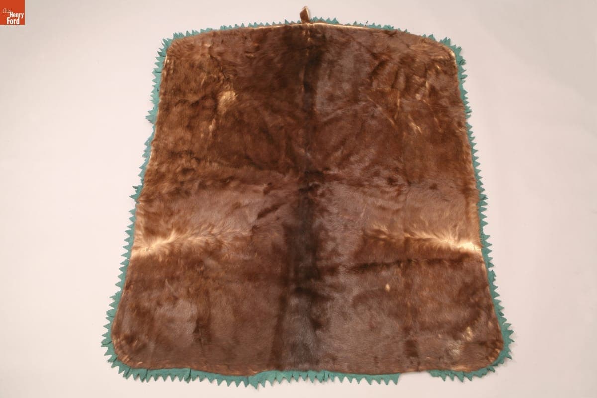 Bear Hide Lap Robe, 1895-1925
