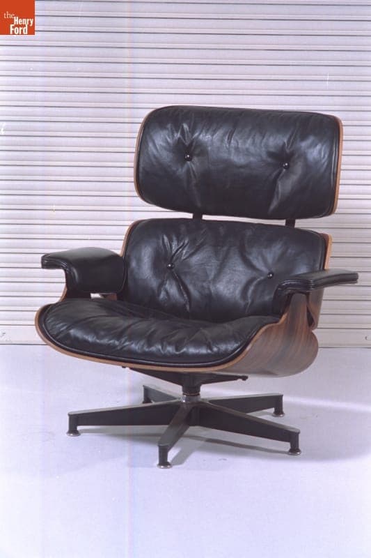 Eames Lounge Chair, 1955-1957, Used by D. J. DePree, CEO of Herman Miller, Inc.