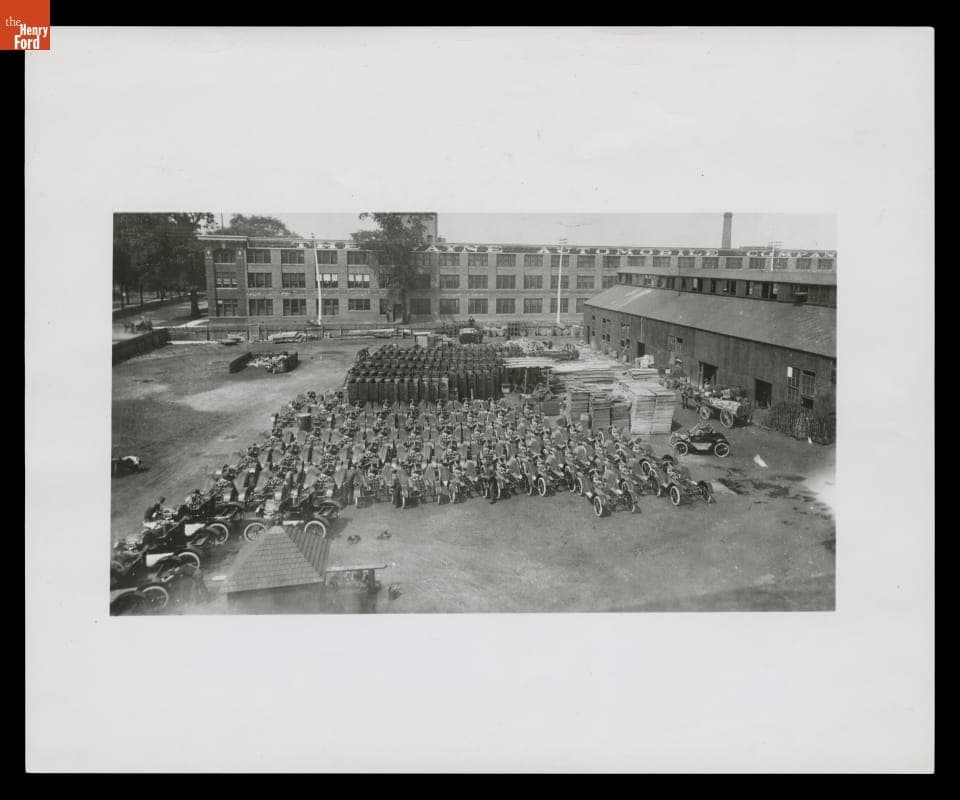 Ford Motor Company Piquette Avenue Plant Yard, circa 1905