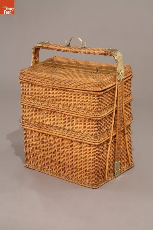 Lunch Basket Used in Coach Or Carriage