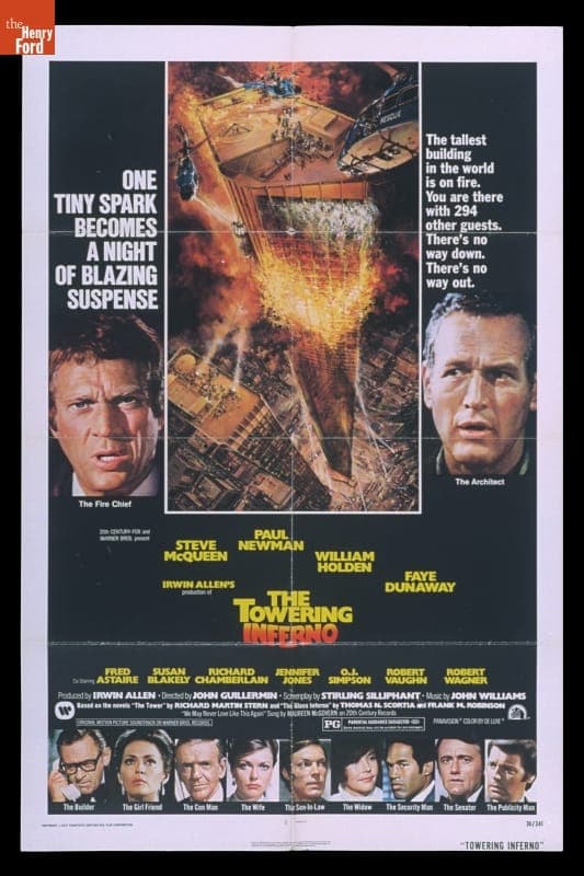 Movie Poster, "The Towering Inferno," 1974
