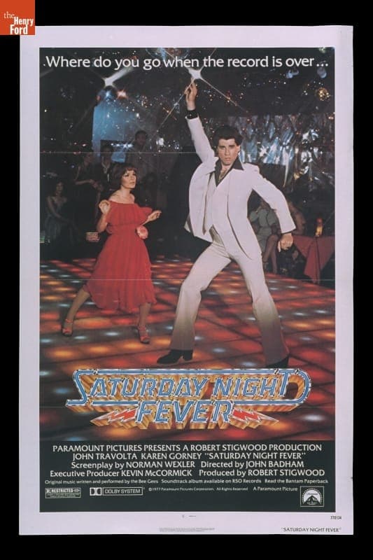 Movie Poster, "Saturday Night Fever," 1977