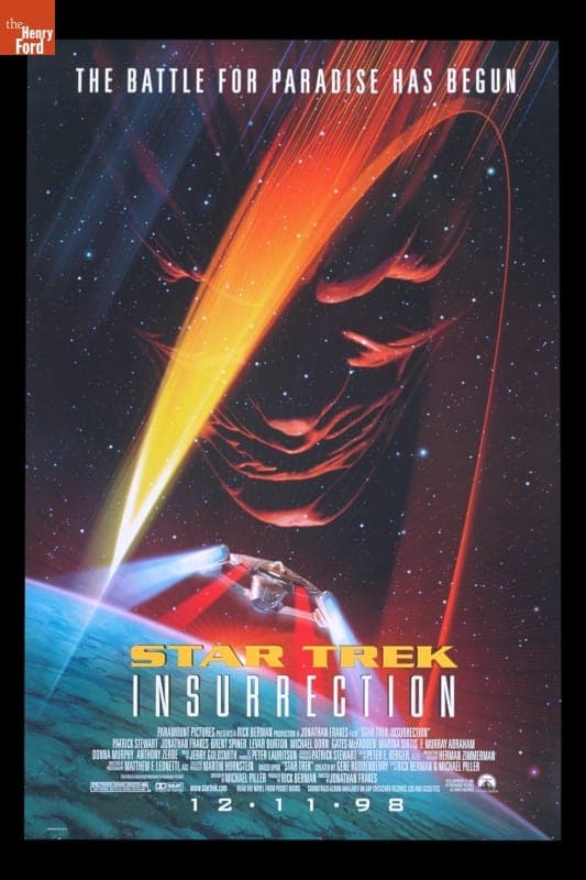 Movie Poster, "Star Trek: Insurrection," 1998