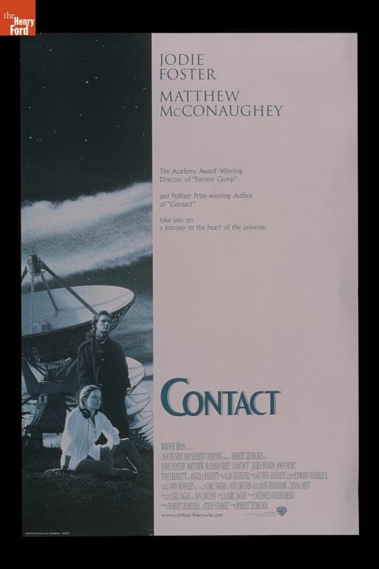 Movie Poster, "Contact," 1997