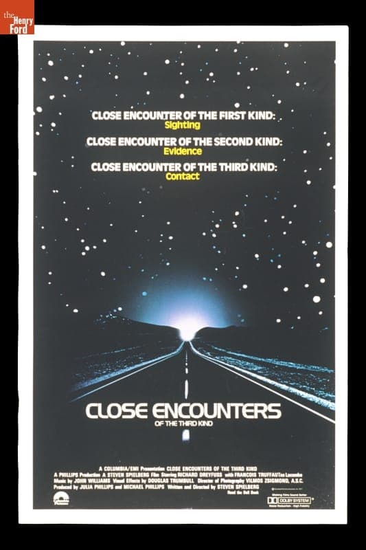 Movie Poster, "Close Encounters of the Third Kind," 1977