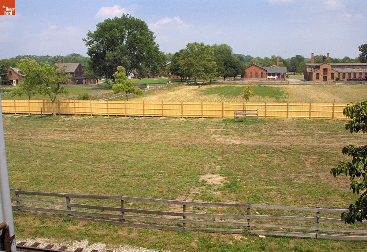 Firestone Farm Fields during the Greenfield Village Restoration Project, August 2002