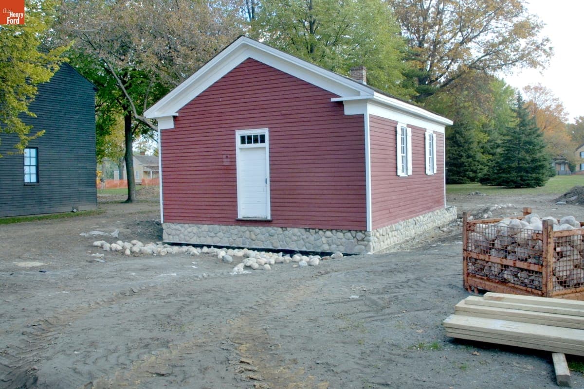 Dr. Howard's Office at Its New Site after Relocation during the Greenfield Village Restoration Project, October-November 2002