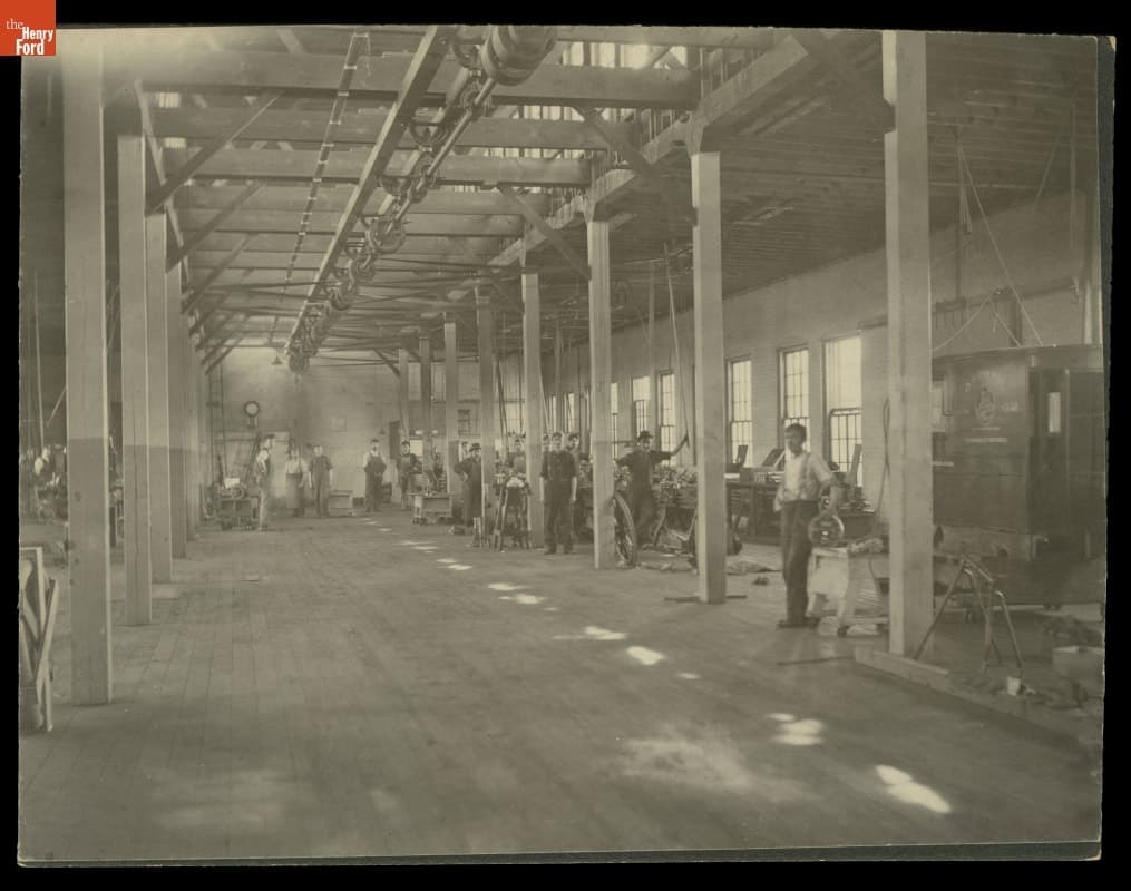Detroit Automobile Company Factory Floor, circa 1900