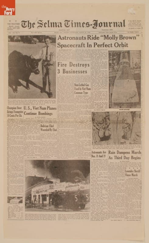 Newspaper, Selma Times-Journal, March 23, 1965