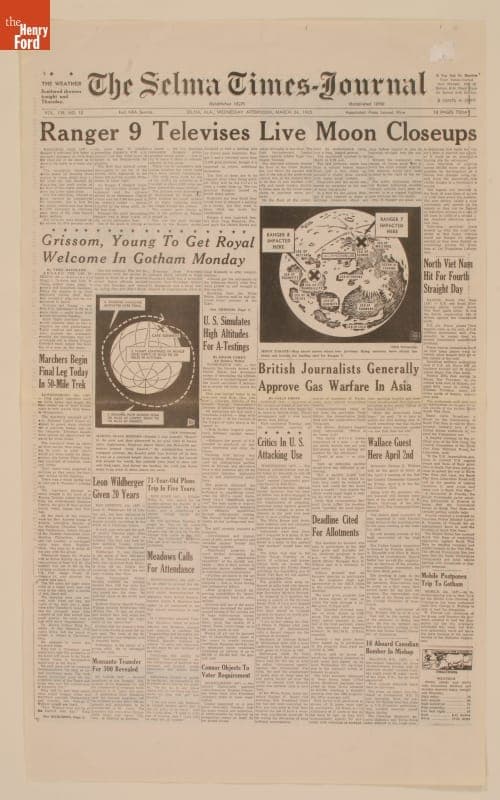 Newspaper, Selma Times-Journal, March 24, 1965