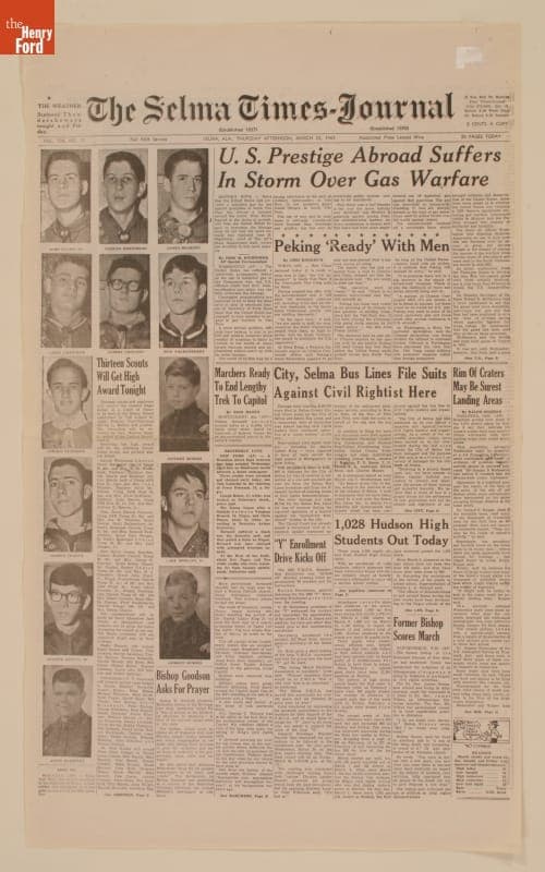 Newspaper, Selma Times-Journal, March 25, 1965