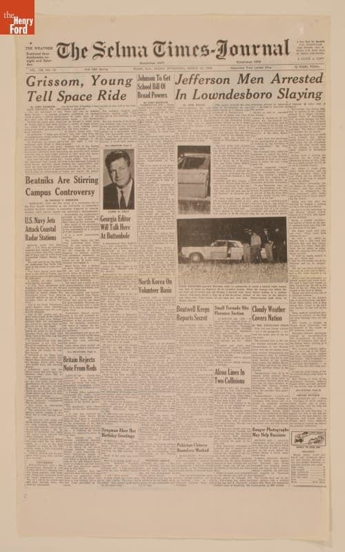 Newspaper, Selma Times-Journal, March 26, 1965