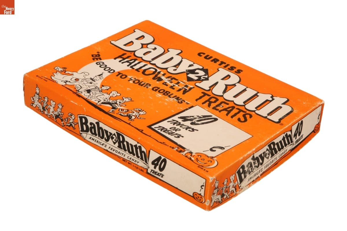 Curtiss Baby Ruth Halloween Treats Candy Box, 1958